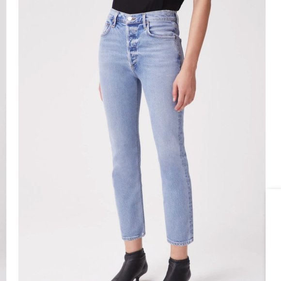 Agolde Denim - NWT Agolde Riley Straight Crop Jeans